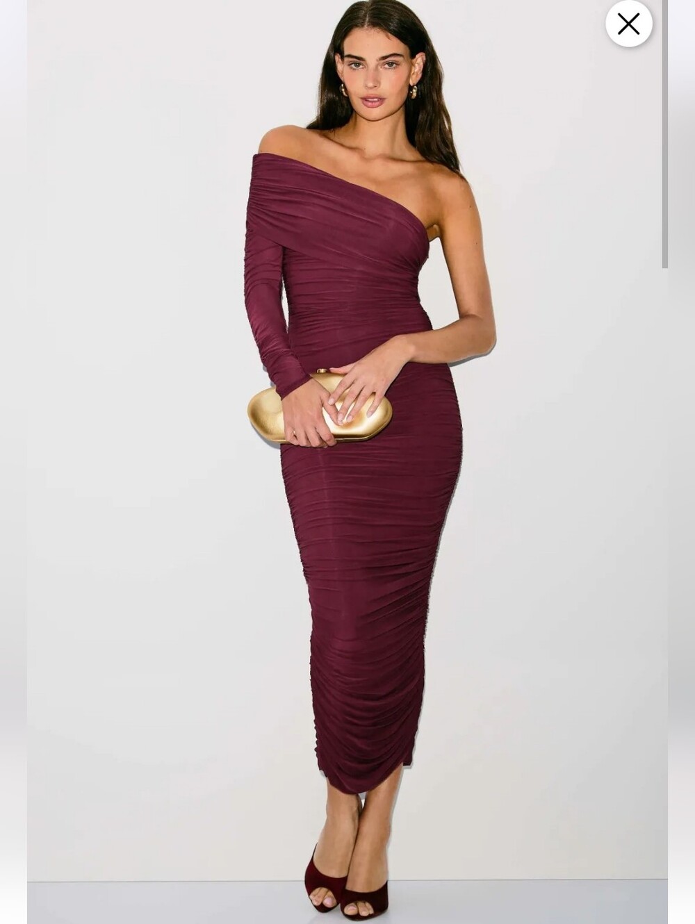 RONNY KOBO SYLVAN MIDI DRESS SIZE M MSRP $488